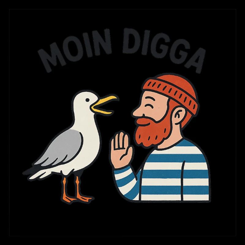 Moin Digga – Möwe trifft Mensch