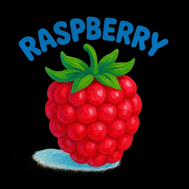 Happy Raspberry Illustration
