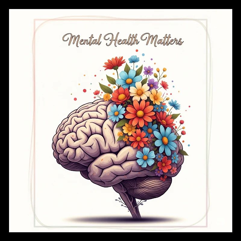 Brain Bloom: Mental Wellness Art