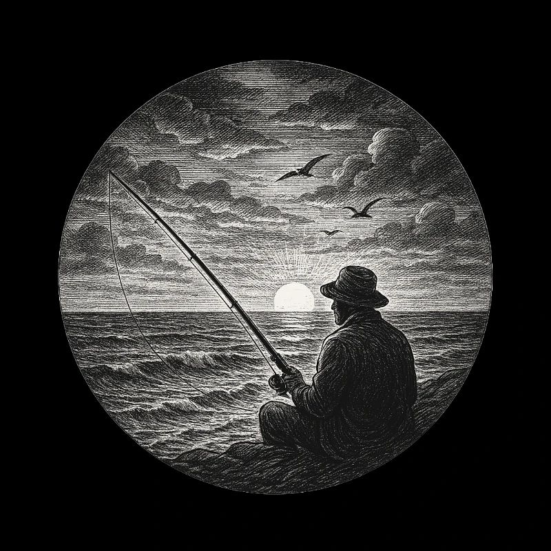 Tranquillité d’ au bord de la mer