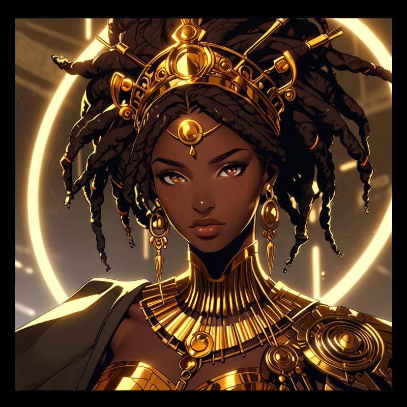 Futuristic Nubian Warrior