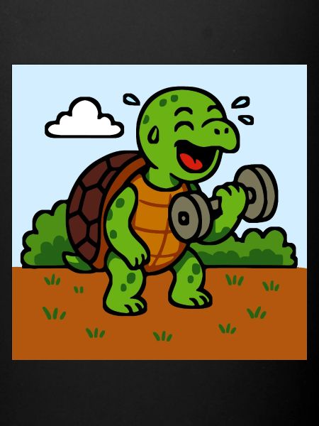 Funny Turtle Comic