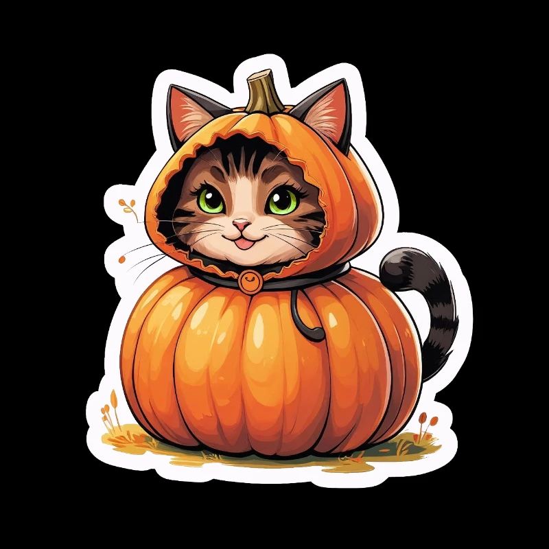 Pumpkin Cat