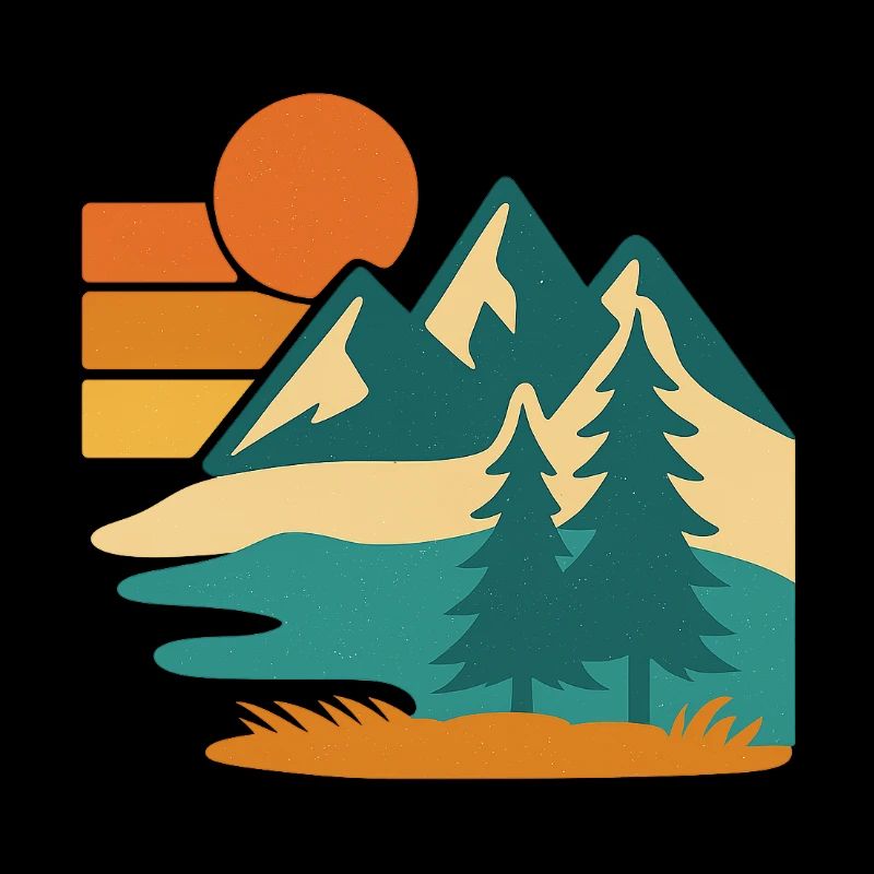 Wild Pines – Retro Forest Vibes