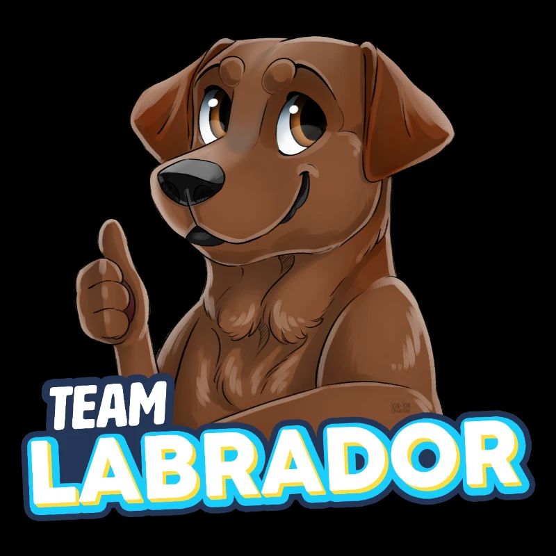 TEAM Labrador - Chocolat