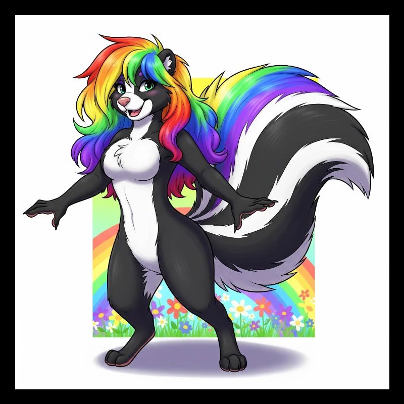 Enchanted World (Rainbow-Haired Skunk)