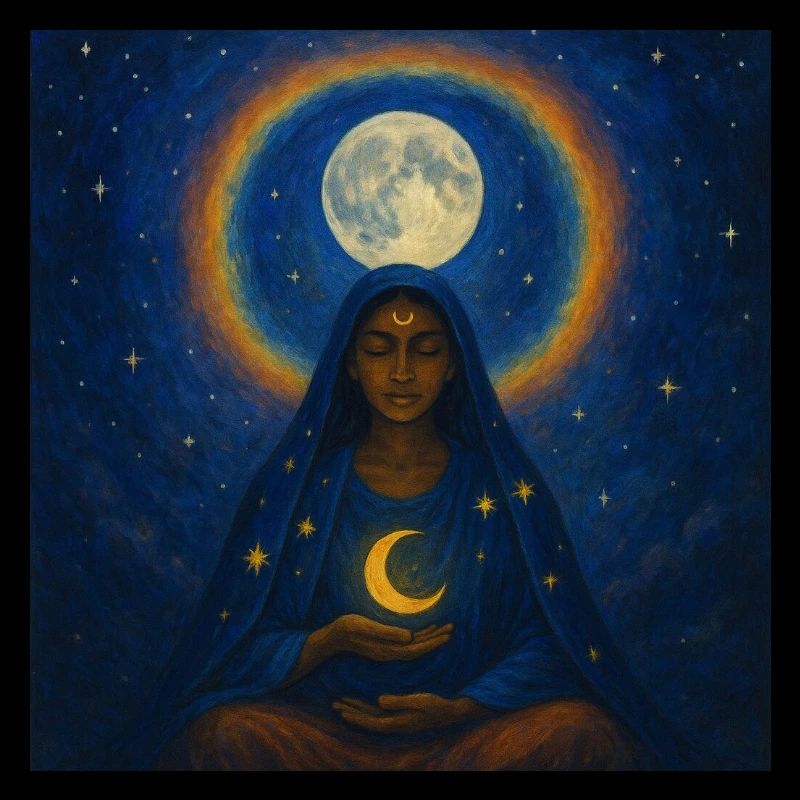 Frau in der Meditation