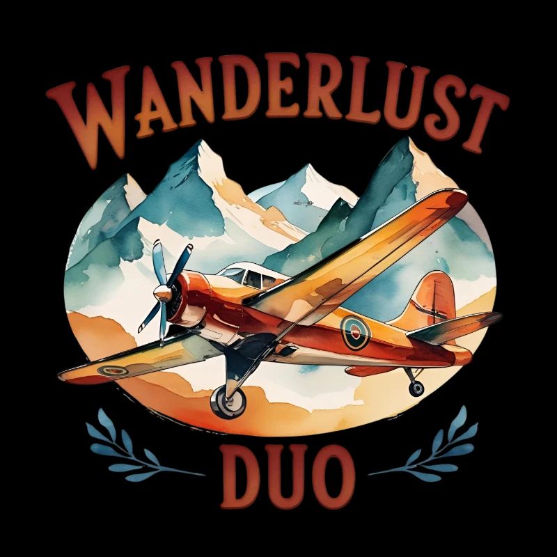 Avion rétro – Wanderlust Duo