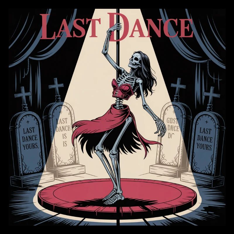 Witziges Design einer Gogo-Tänzerin