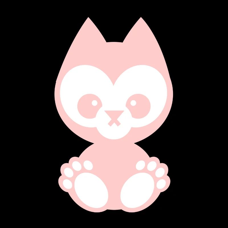 petits animaux - chat rose