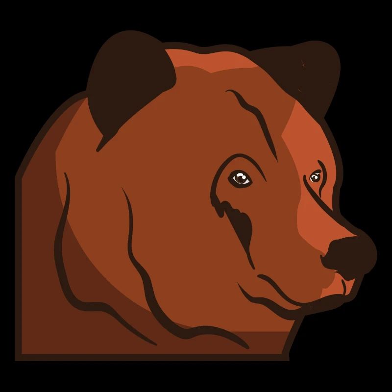 Braunbär Bär Bärenkopf Geschenkidee tierisch