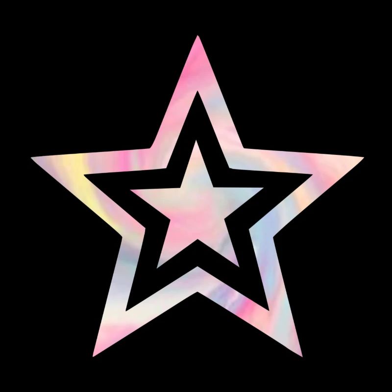 Étoile aux couleurs douces