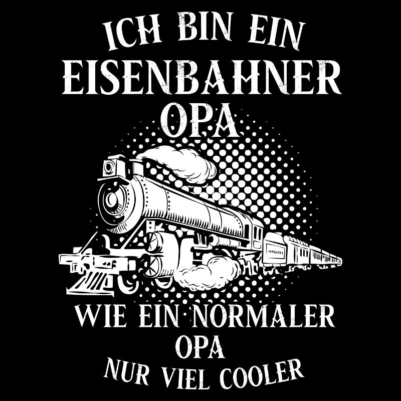 Eisenbahner Opa Eisenbahn Lokführer Geschenk