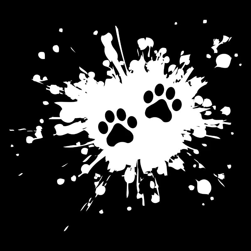 Les chiens empreintes de pattes