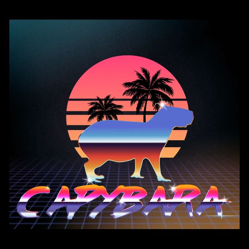 Capybara Retrowave