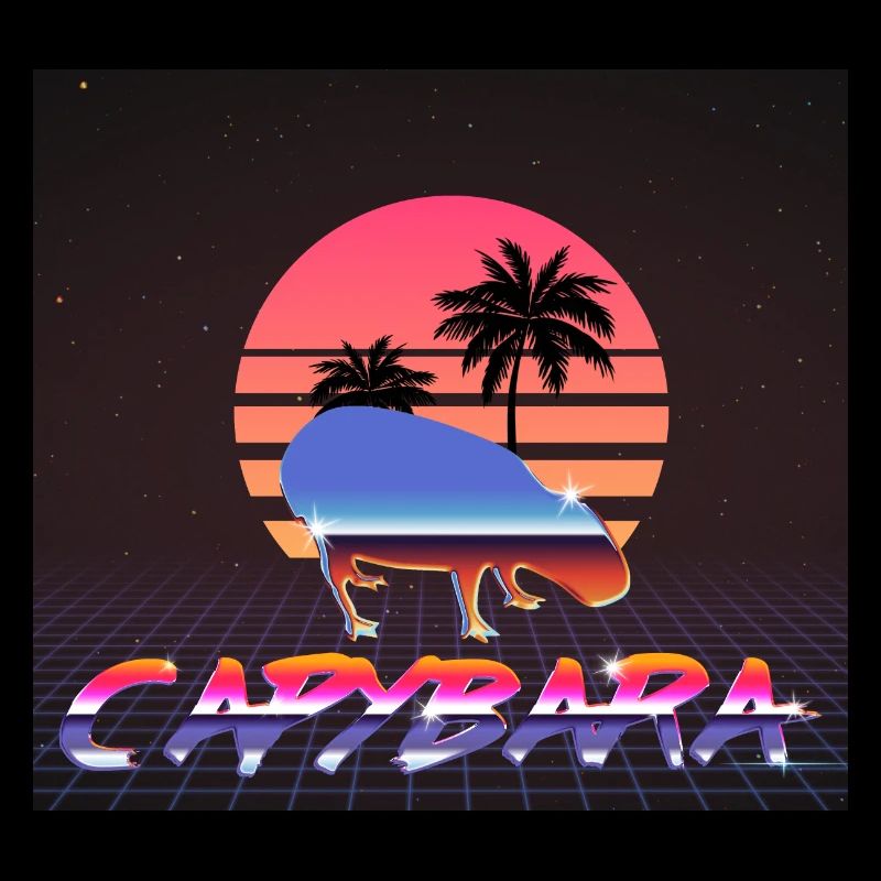 Capybara Retrowave