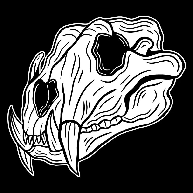 Skull Skeleton Skull Horror Cadeau d’Halloween