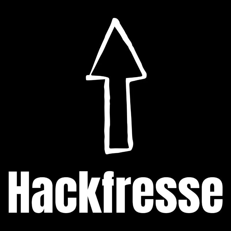 Hackfresse Pfeil Oben