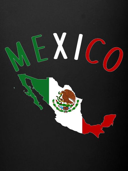 Mexico Flag Map