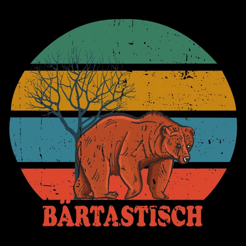 Retro Bear Bärtastisch
