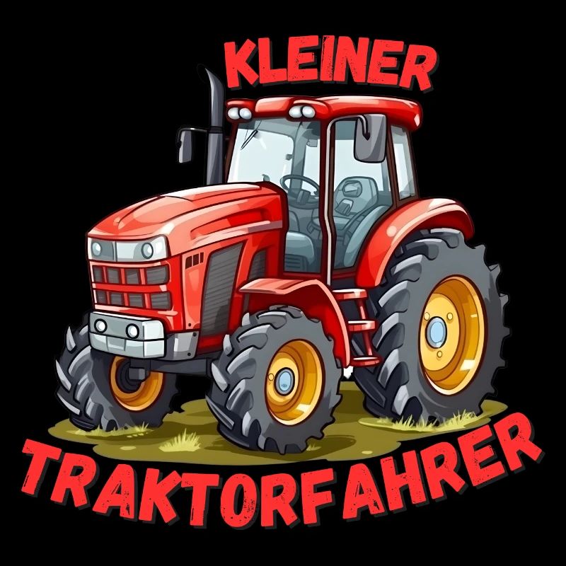 Kleiner Traktorfahrer