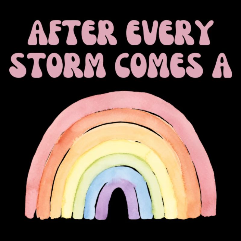 Nach jedem Sturm kommt ein Regenbogen