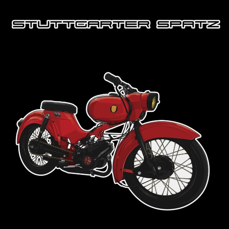 Spatz (rot) // Illustration