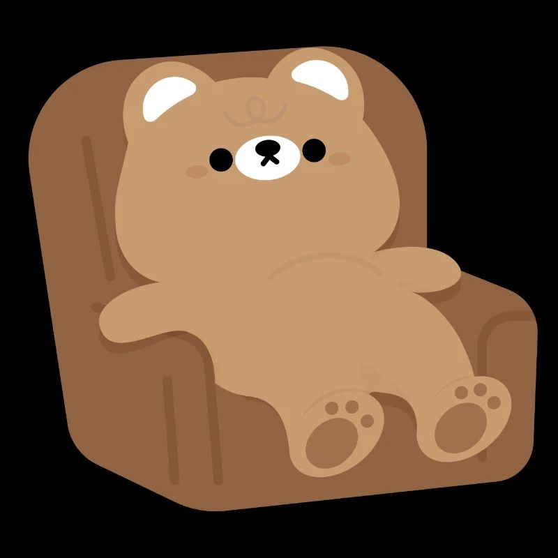 Müder Braunbär