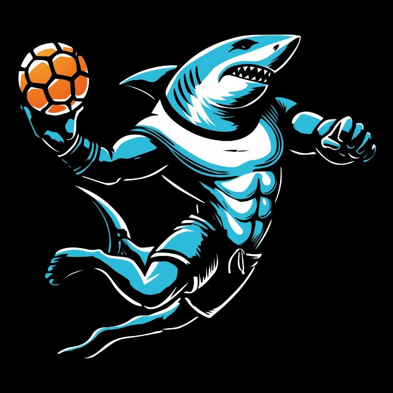 Le requin beach handballeur