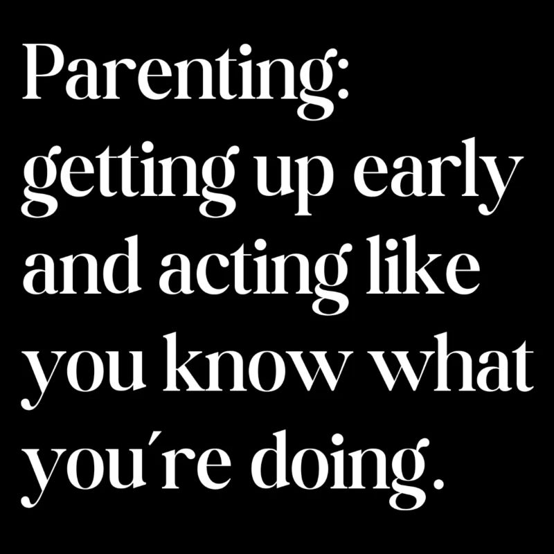 parenting getting up early