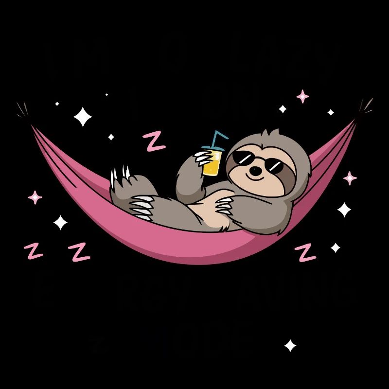 Lazy Sloth Energieeinsparung