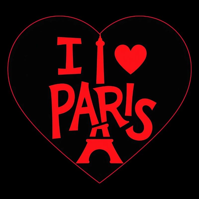 paris heart 4 eiffel