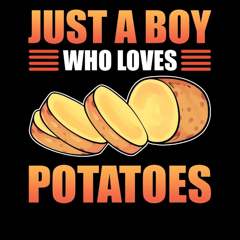 Juste un garçon qui aime les pommes de terre
