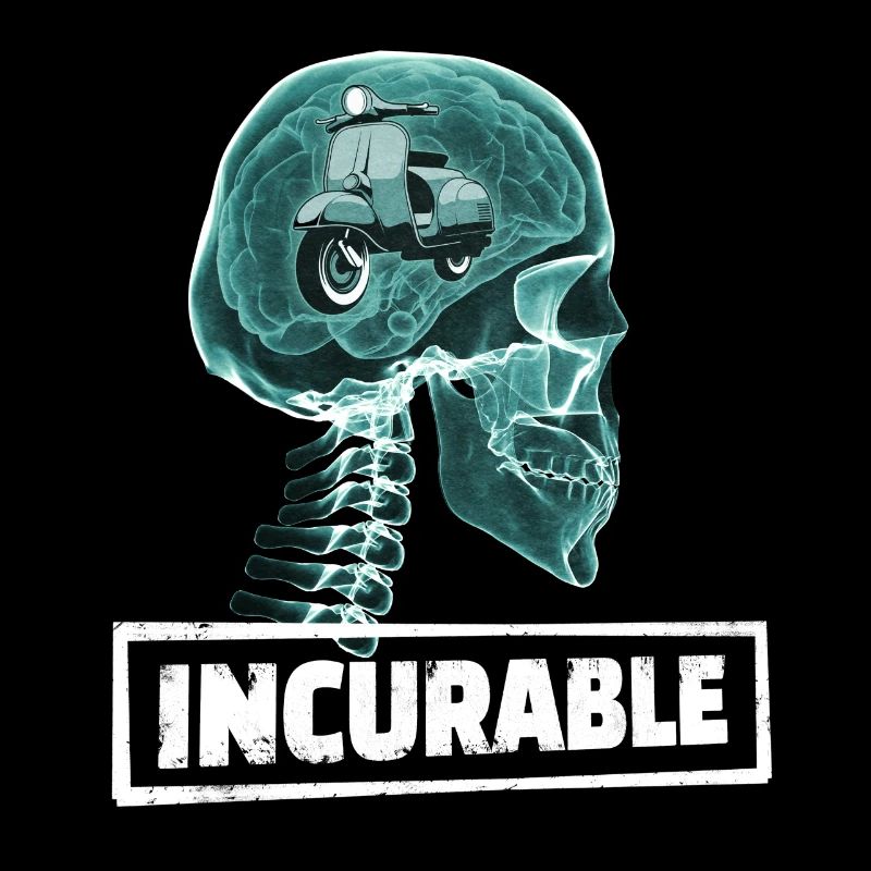 ROLLER UNHEILBAR RÖNTGEN ROLLERFAHRER GESCHENK