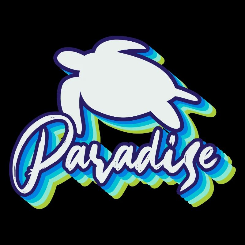 Paradise Found: Tropical Turtle Design