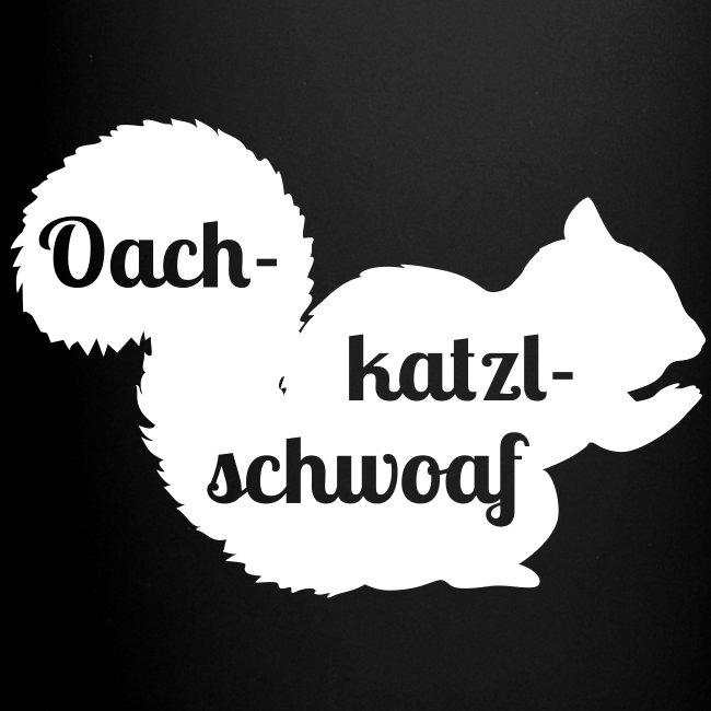 Vorschau: Oachkatzlschwoaf - Häferl (schwarz)