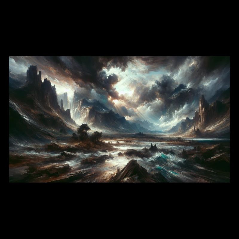 Expression majestueuse de la passion et de l’agitation