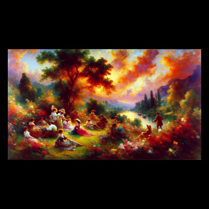 "Fiery Symphony: An Exhilarating Display of