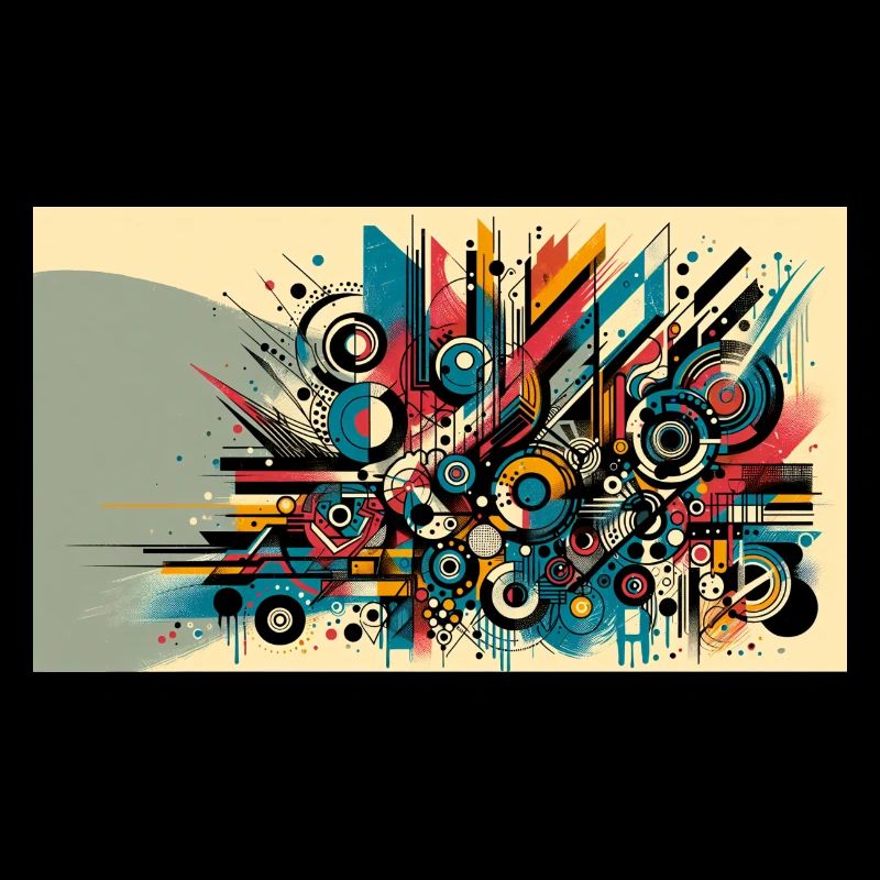 Untitled Chaos: Eine lebendige Mischung aus Graffiti-artigen