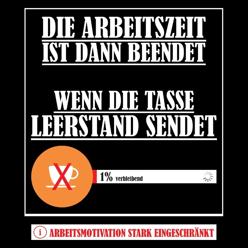 BÜRO-TASSE/BECHER - FEIERABEND (by Silko Werner)