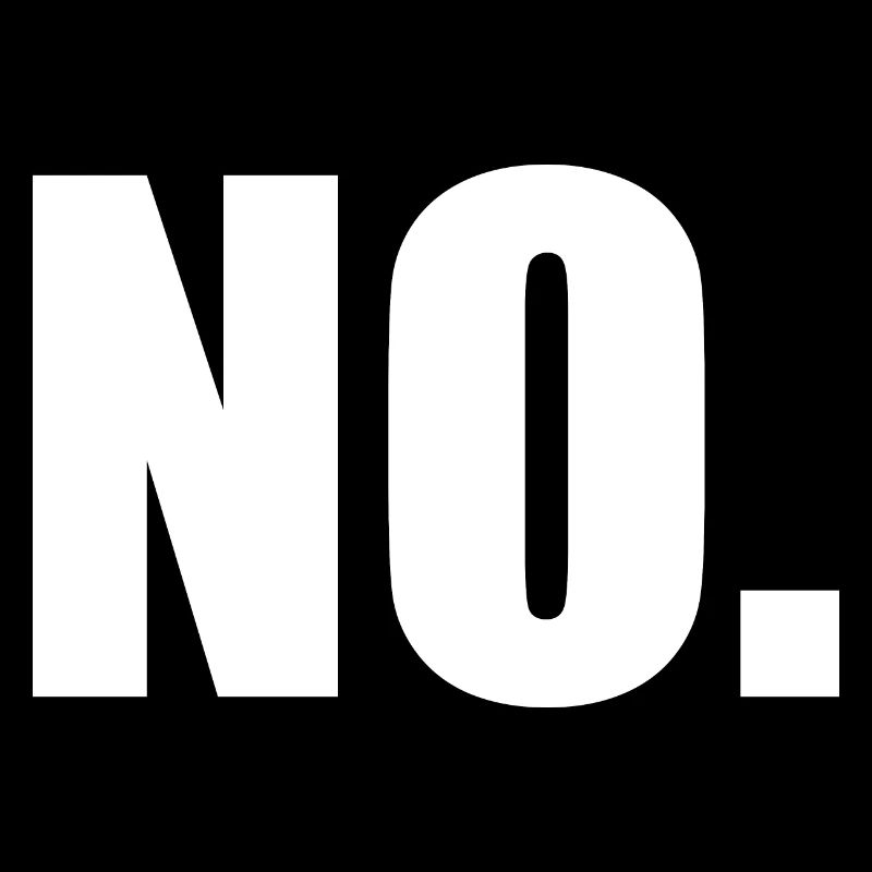 No