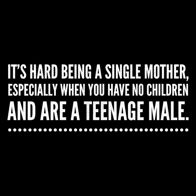 C’est difficile d’être une mère célibataire