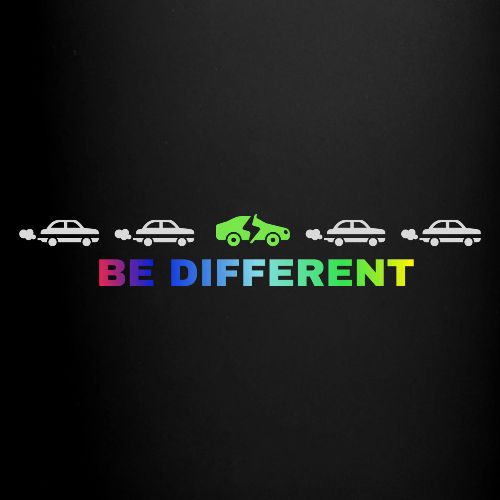 Be different - Tasse einfarbig