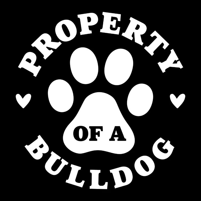 Eigentum einer Bulldogge