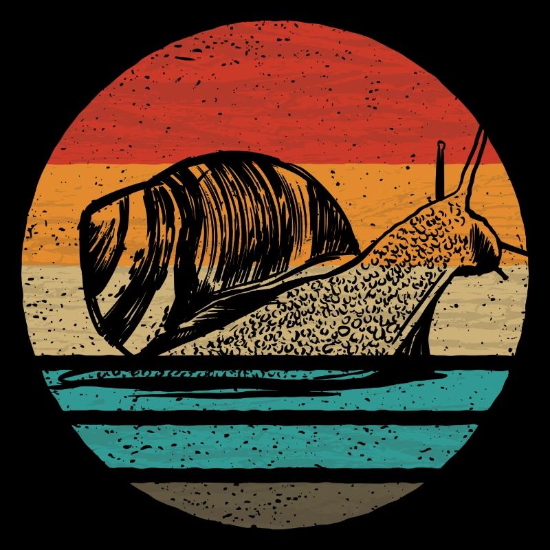 Schnecke Retro Style Vintage