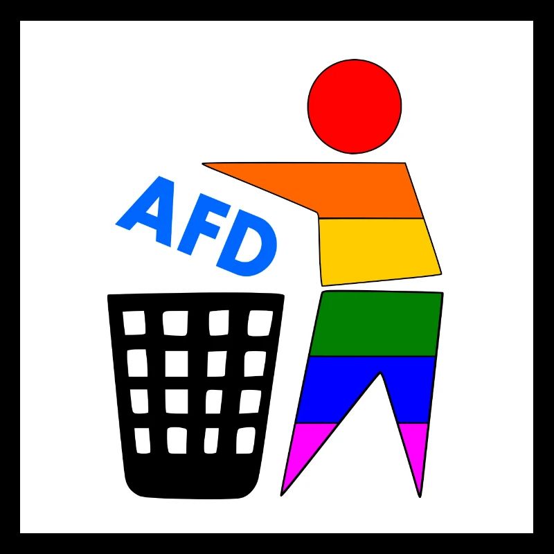 halte deine umwelt sauber - fck afd
