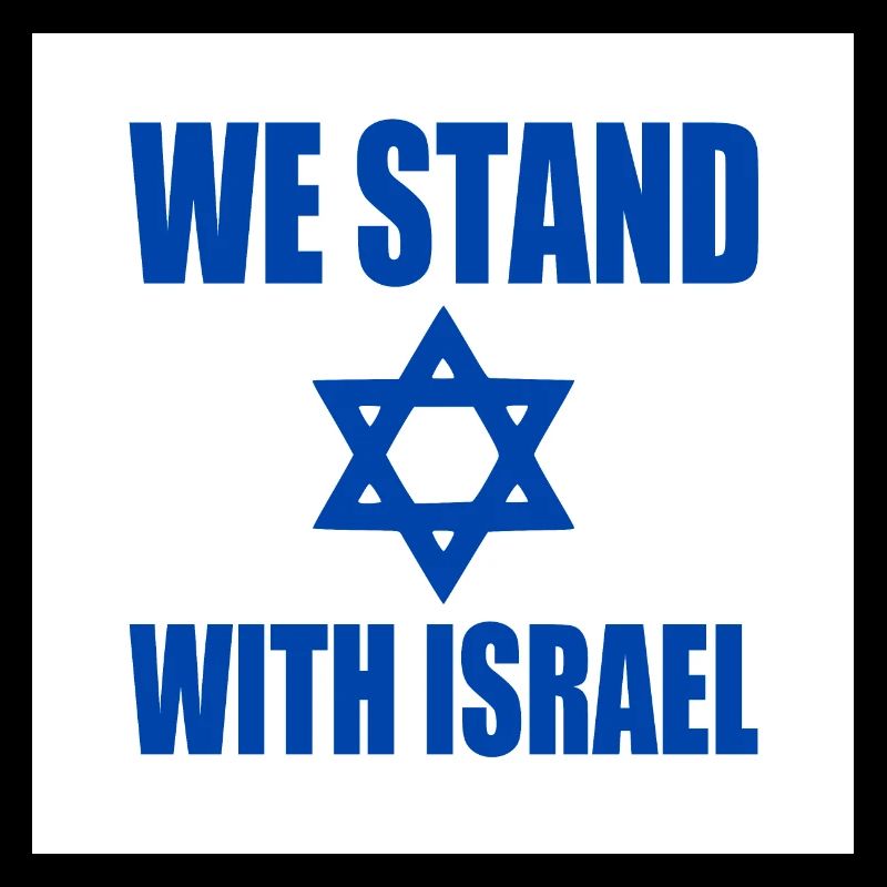 We stand with israel