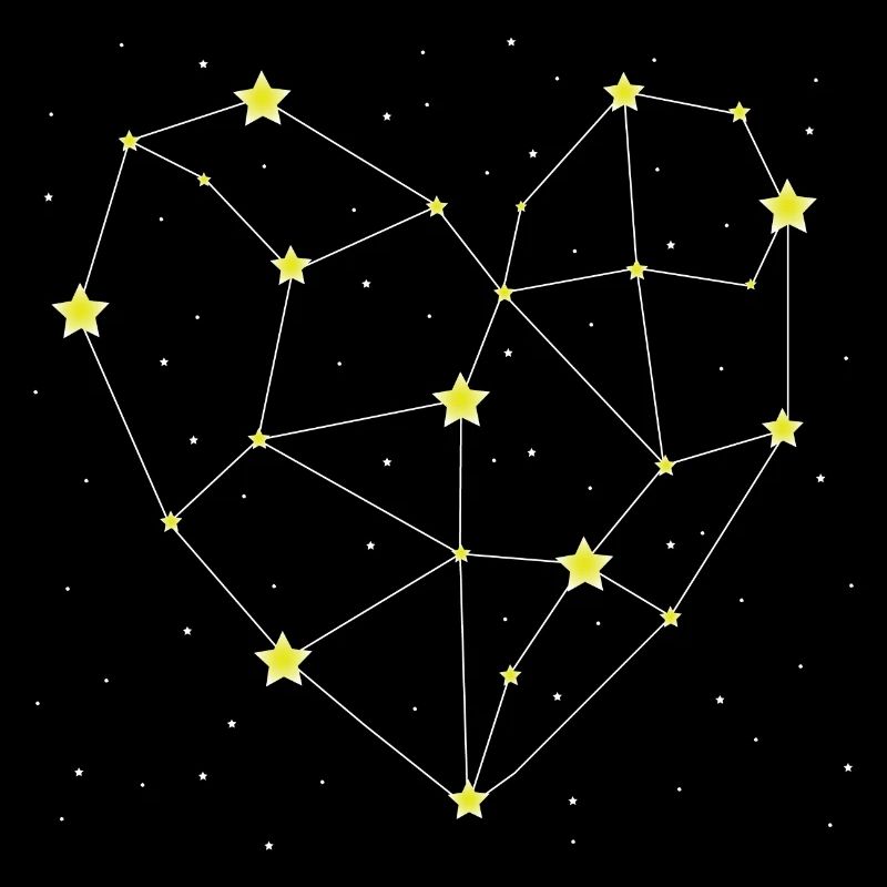 Cœur dans les étoiles