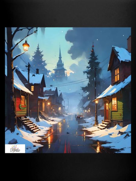 Soirée d’hiver paisible
