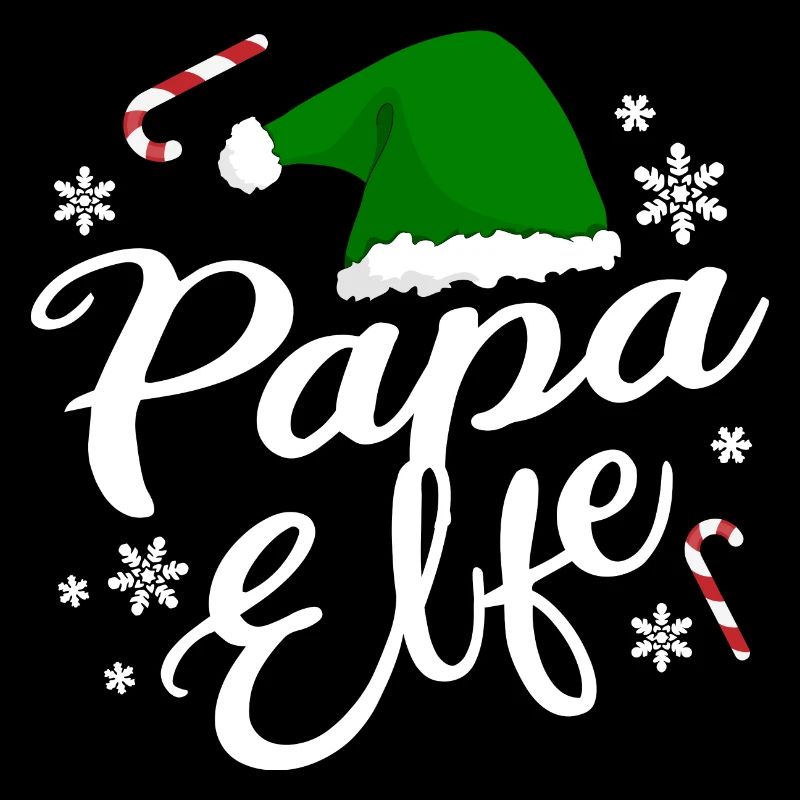 Papa Elfe Weihnachtspullover Familie Weihnachten